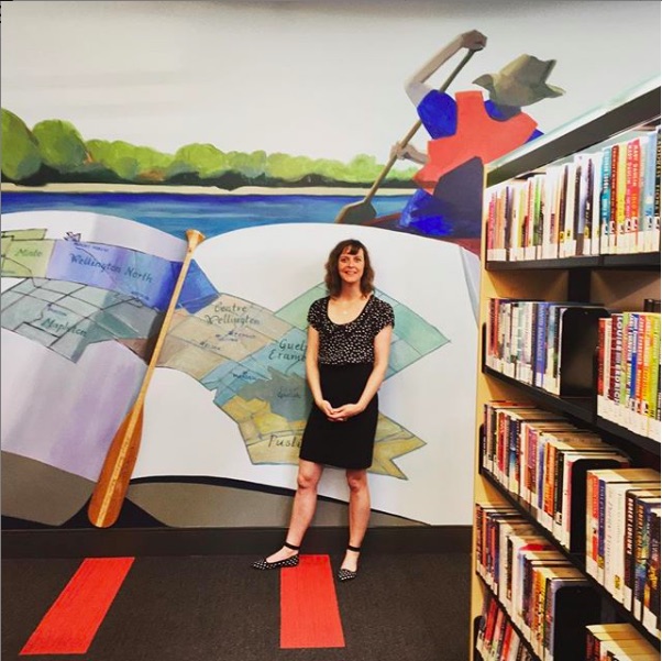 Mural at Hillsburgh Library