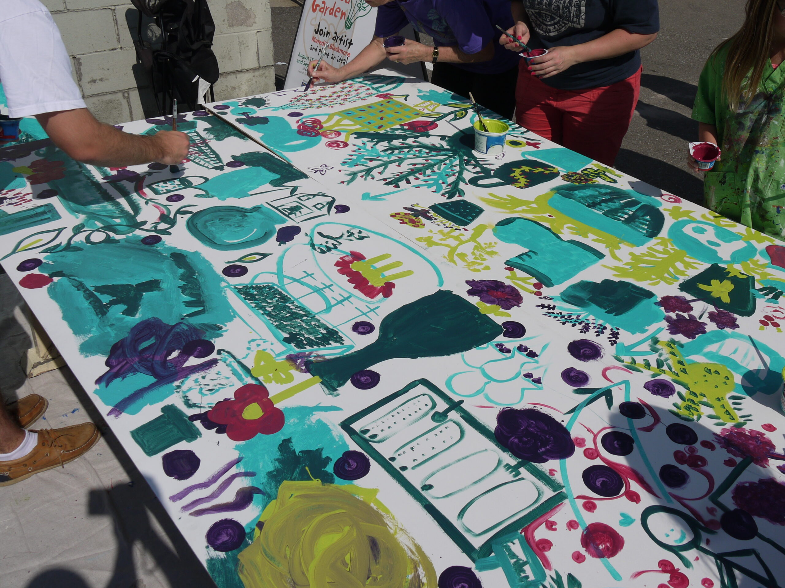 Market Mornings community mural