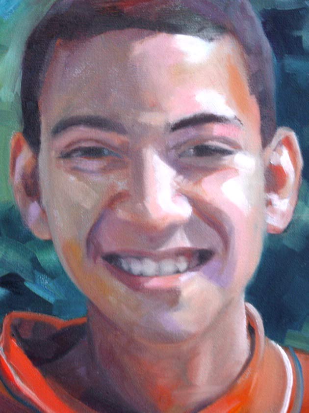 Painted portrait