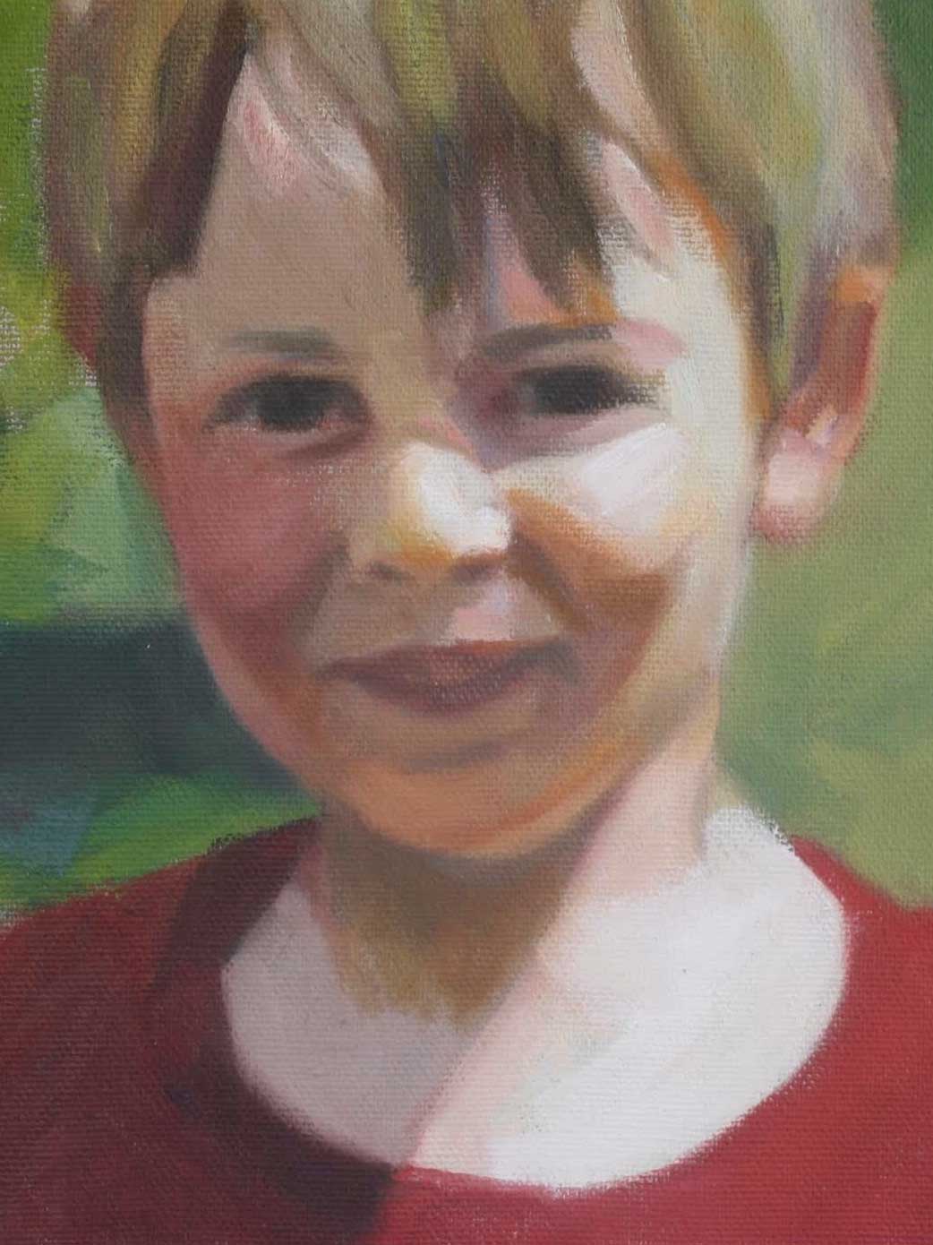 Painted portrait